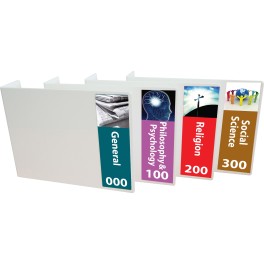 Senior Basic Non Fiction Acrylic Collection Divider Starter Pack (single-sided)