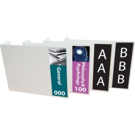 Senior Fiction and Non Fiction Acrylic Collection Divider Starter Pack (double-sided)
