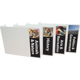 Senior Non Fiction Genre Acrylic Collection Divider Starter Pack