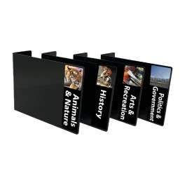 Senior Non Fiction Genre Acrylic Collection Divider Starter Pack (Black)