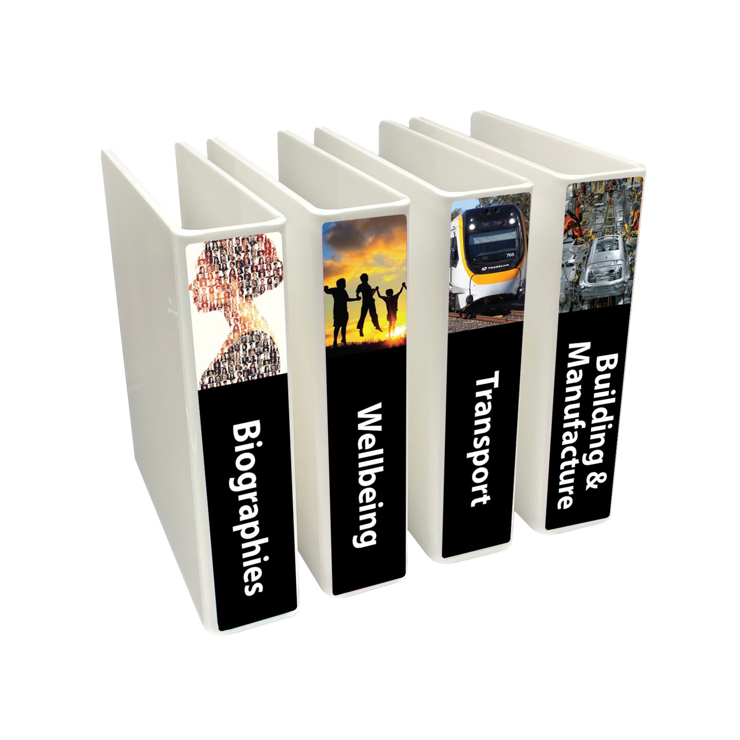 Senior Non Fiction Genre Slimline Divider Starter Pack 250mm x 250mm