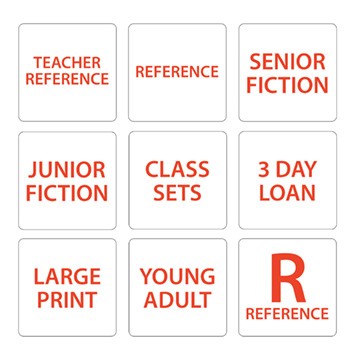R Reference Spine Labels (Red Text)
