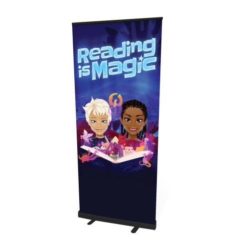 Reading is Magic Roll Up Banner (Junior)
