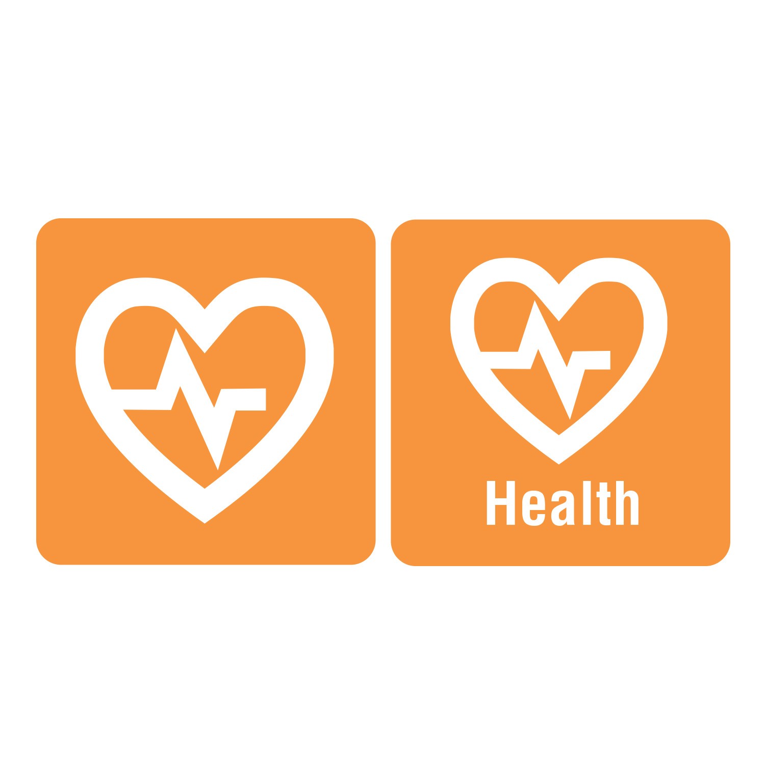 100 Icon Health Spine Labels