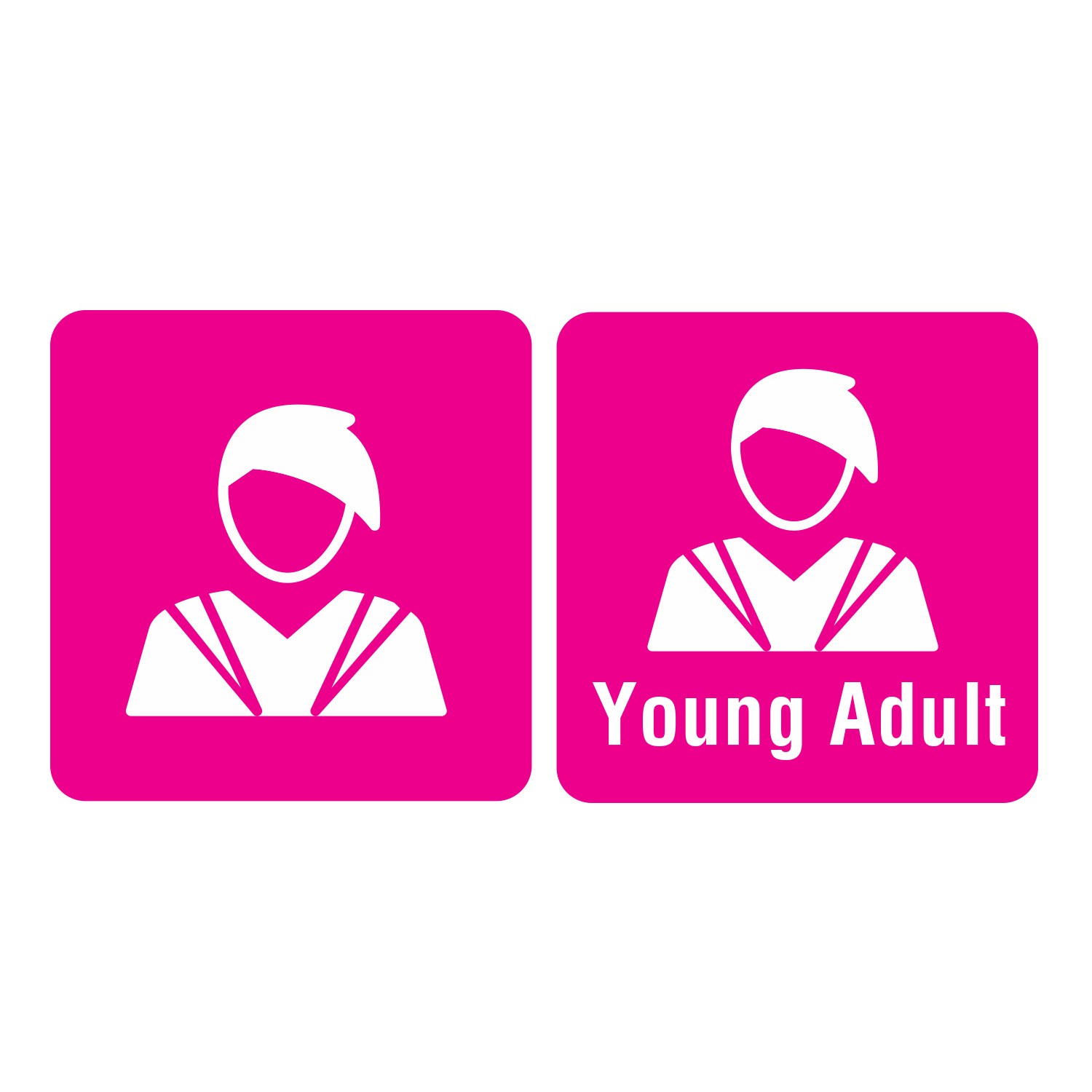 100 Icon Young Adult Spine Labels