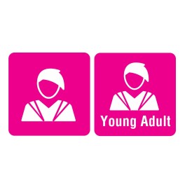 100 Icon Young Adult Spine Labels
