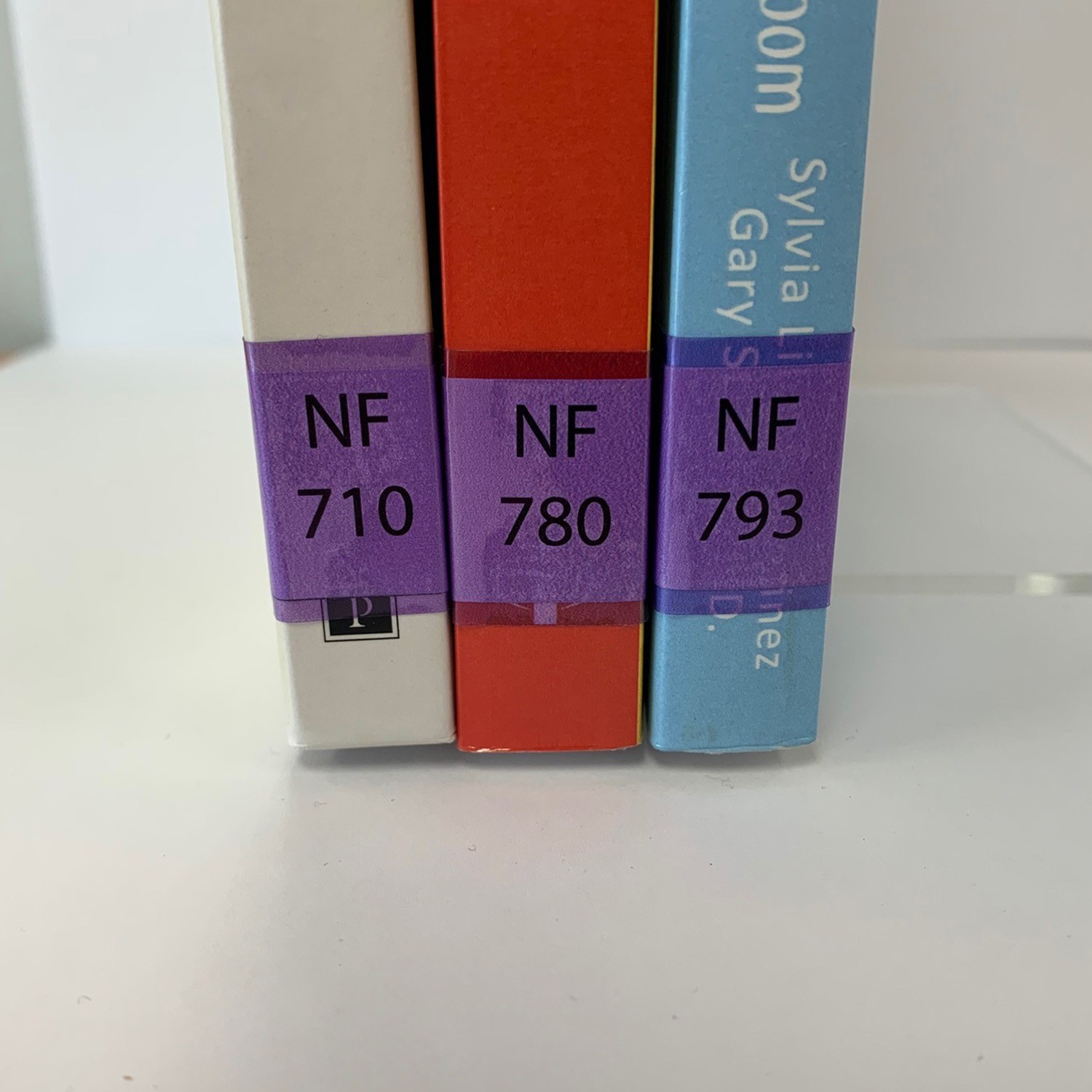 100 Tinted Purple Label Protectors