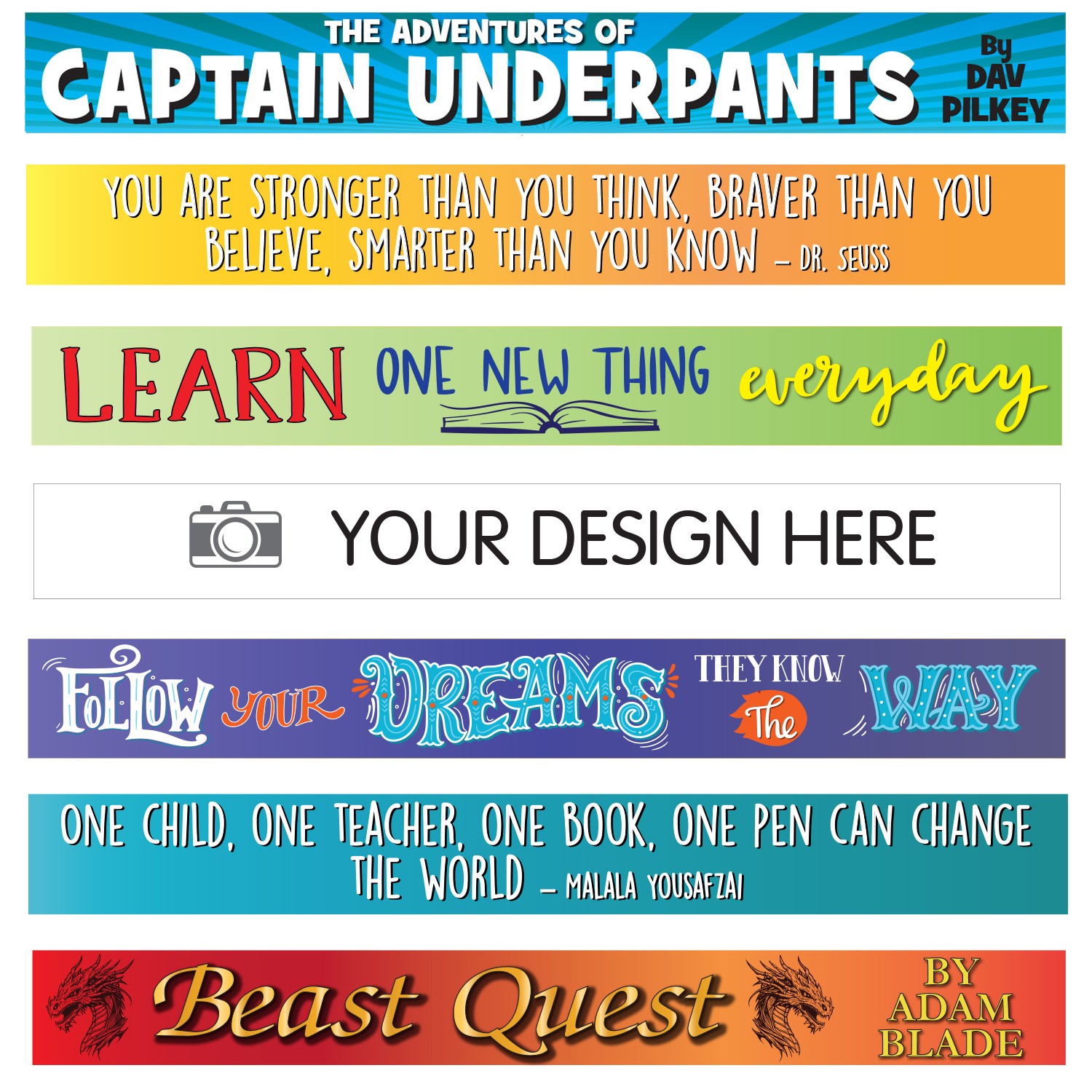 Stair Graphics (Custom Design) - 2000 x 145mm