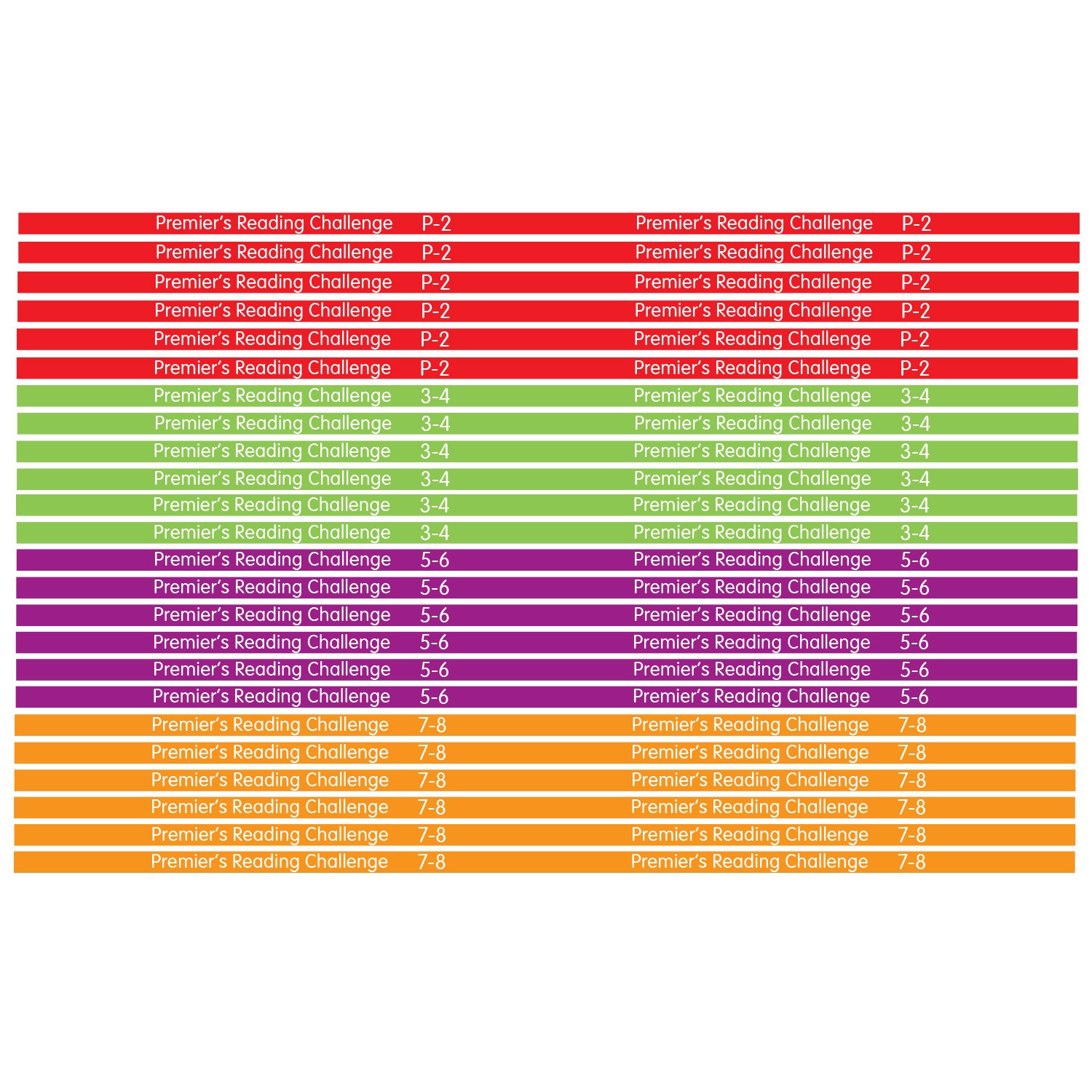 PRC Shelf Label Strips P-8 (17mm)