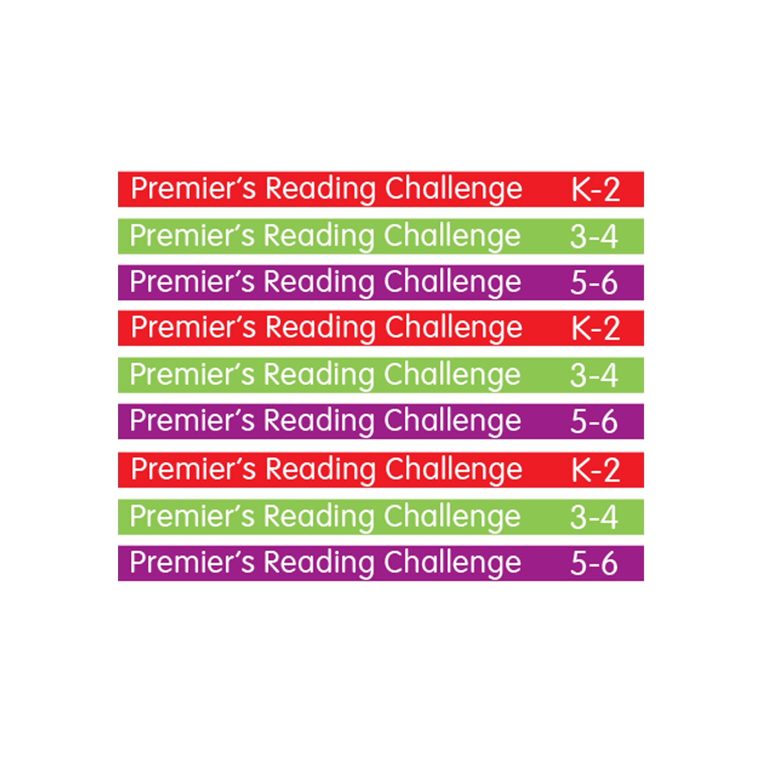 PRC Shelf Labels K-6 (26mm)