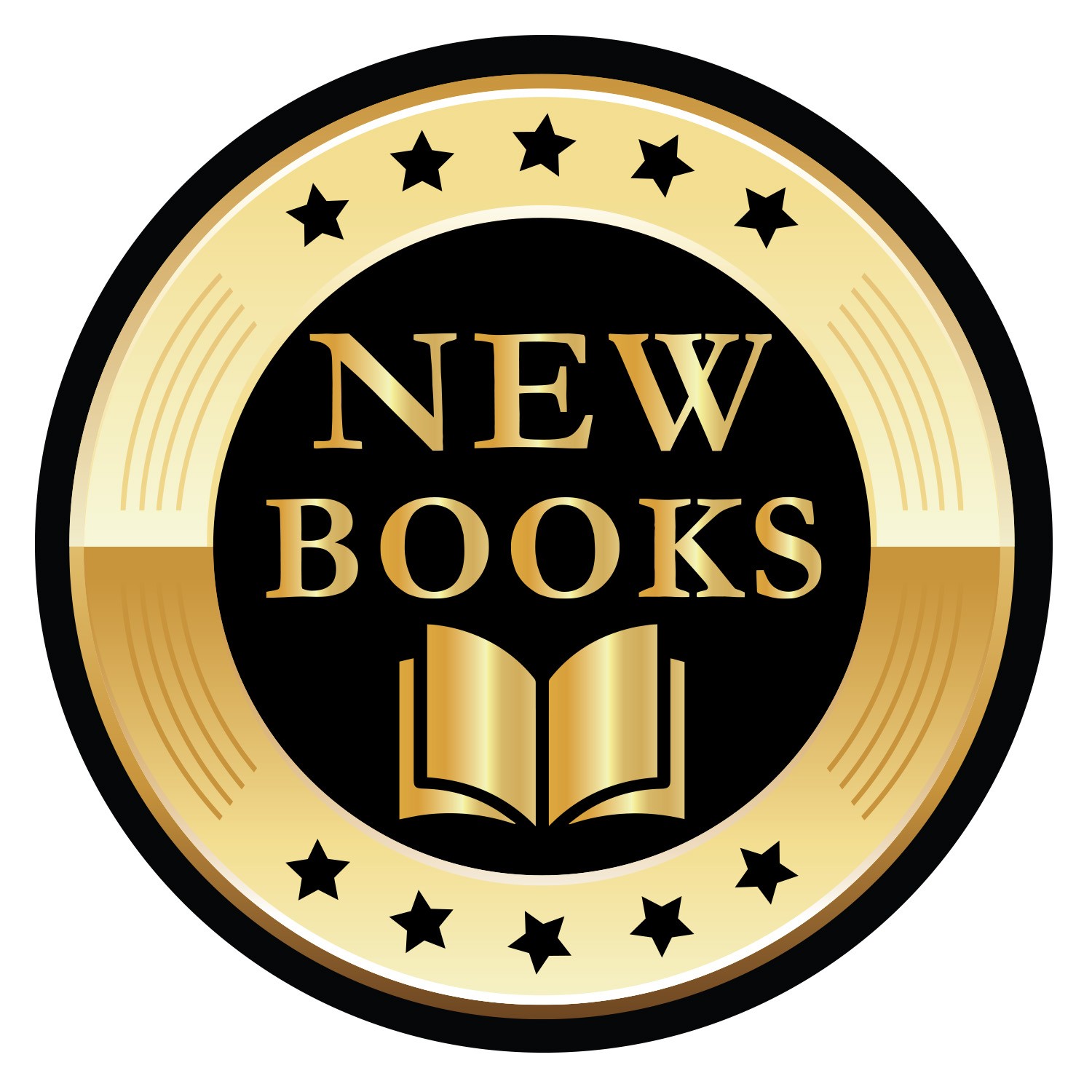 New Books Wall Graphic Stickers (300mm)
