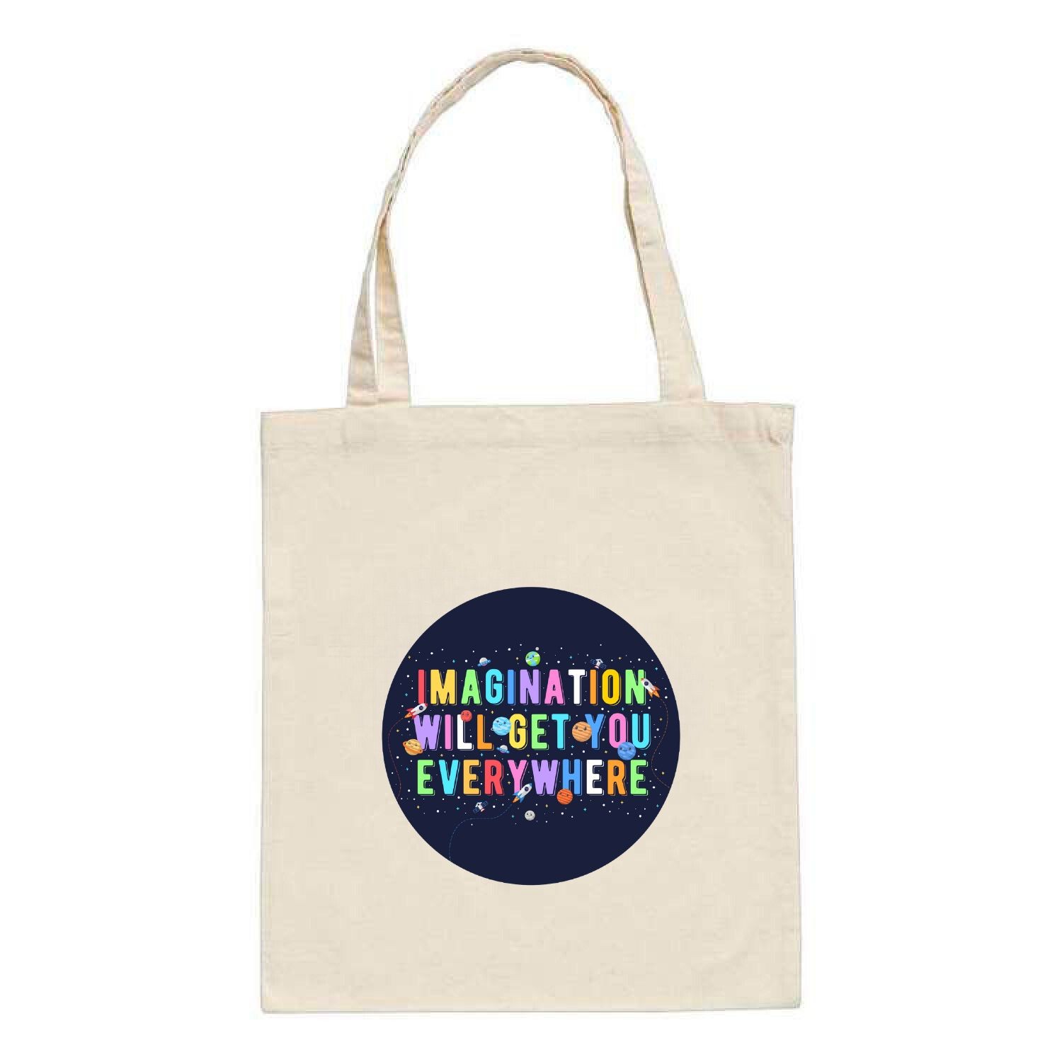 Imagination Circle Tote Bag