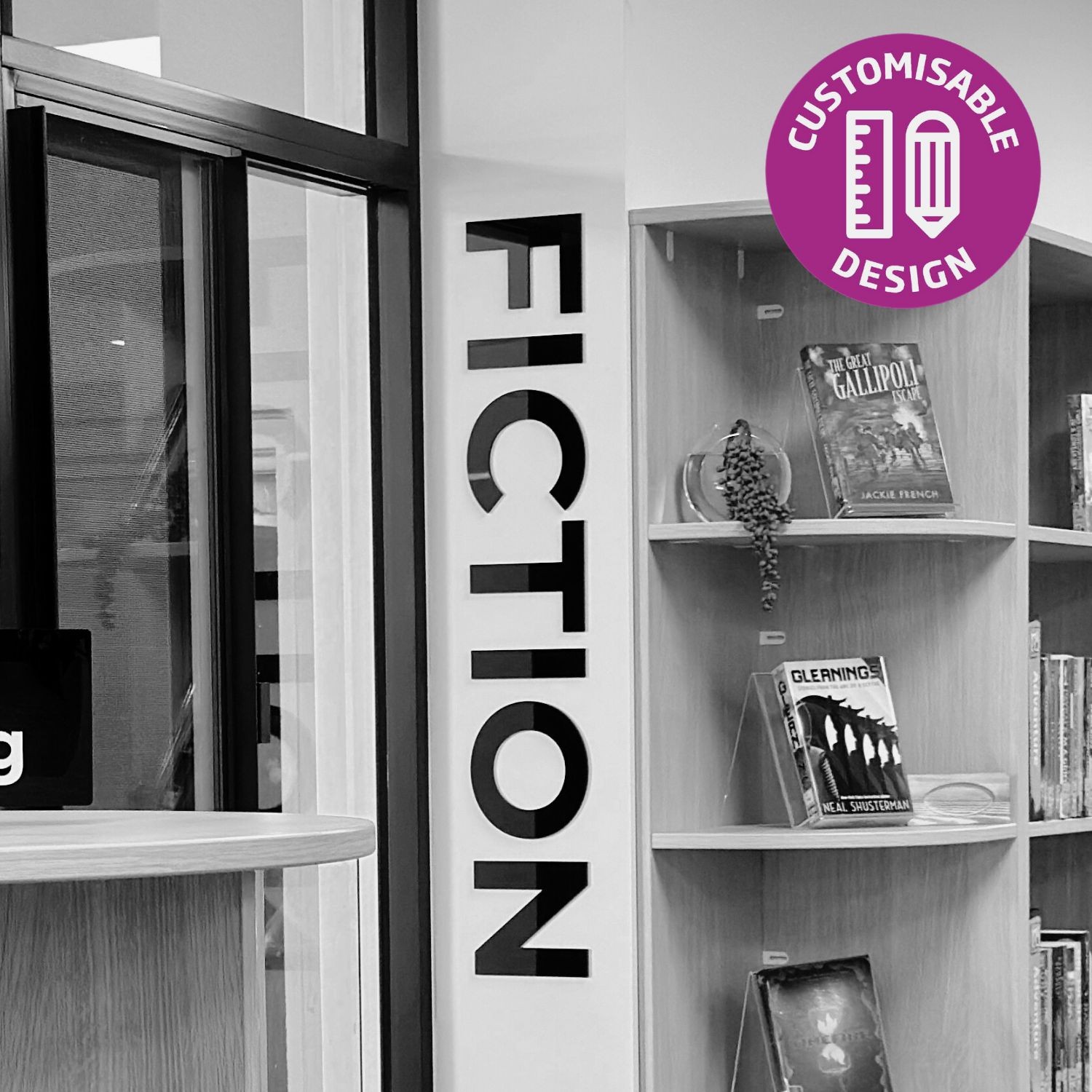 Custom 50mm (h) 3D Perspex Lettering (Adhesive)