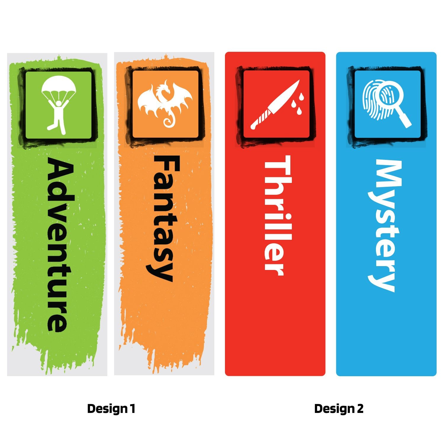 Icon Genre Acrylic Collection Divider Starter Pack (single-sided)