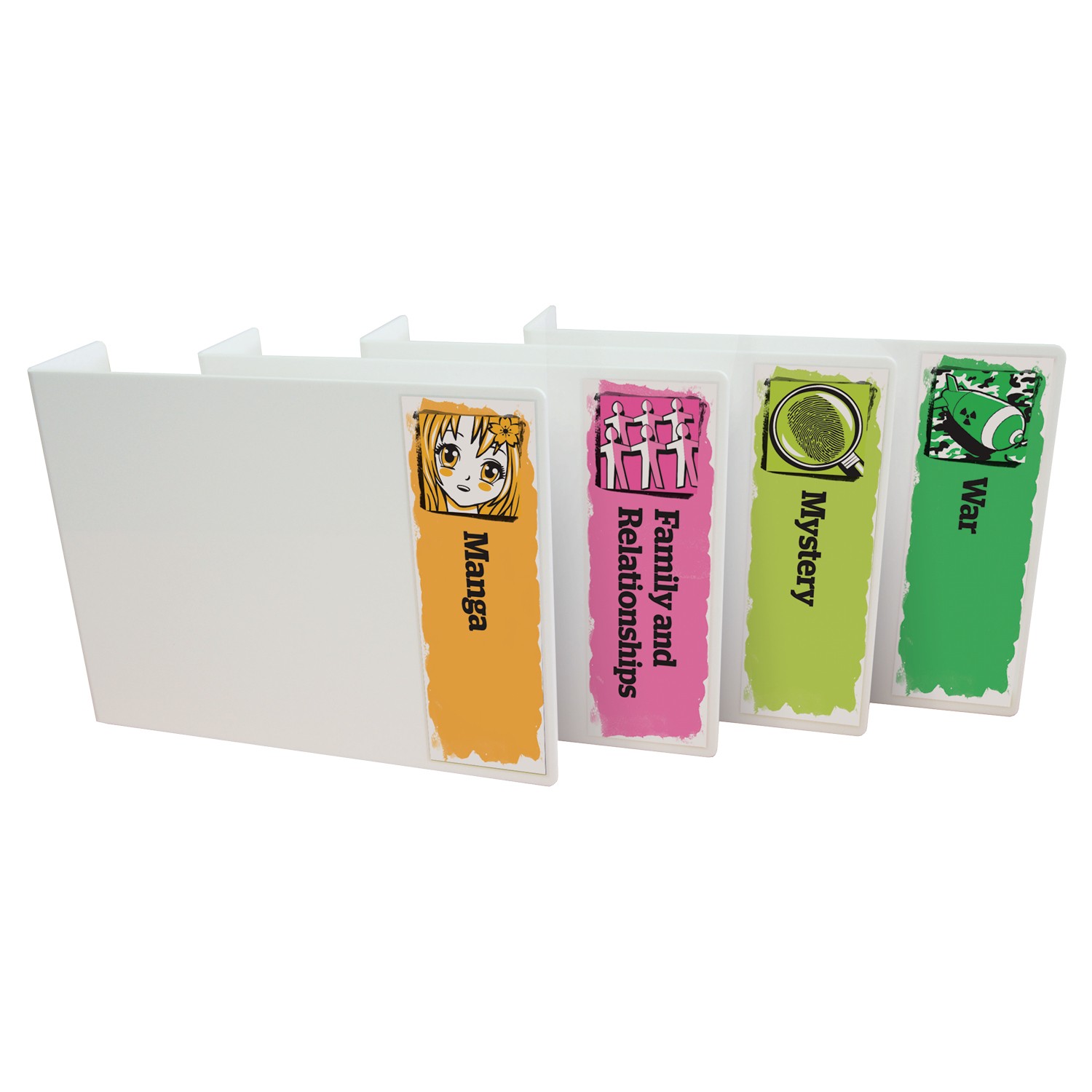Senior Genre Acrylic Collection Divider Starter Pack (single-sided)