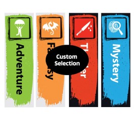 Icon Genre Sticky Back Signs (Design 1) (Custom Selection)