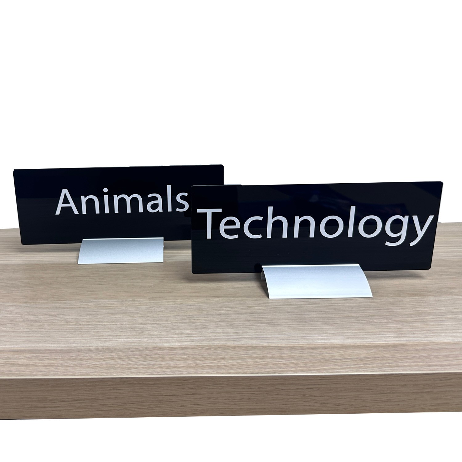 Mini Freestanding Perspex Sign (double-sided)