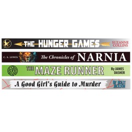 Book Spine Wall Graphics Set 1 (Senior)