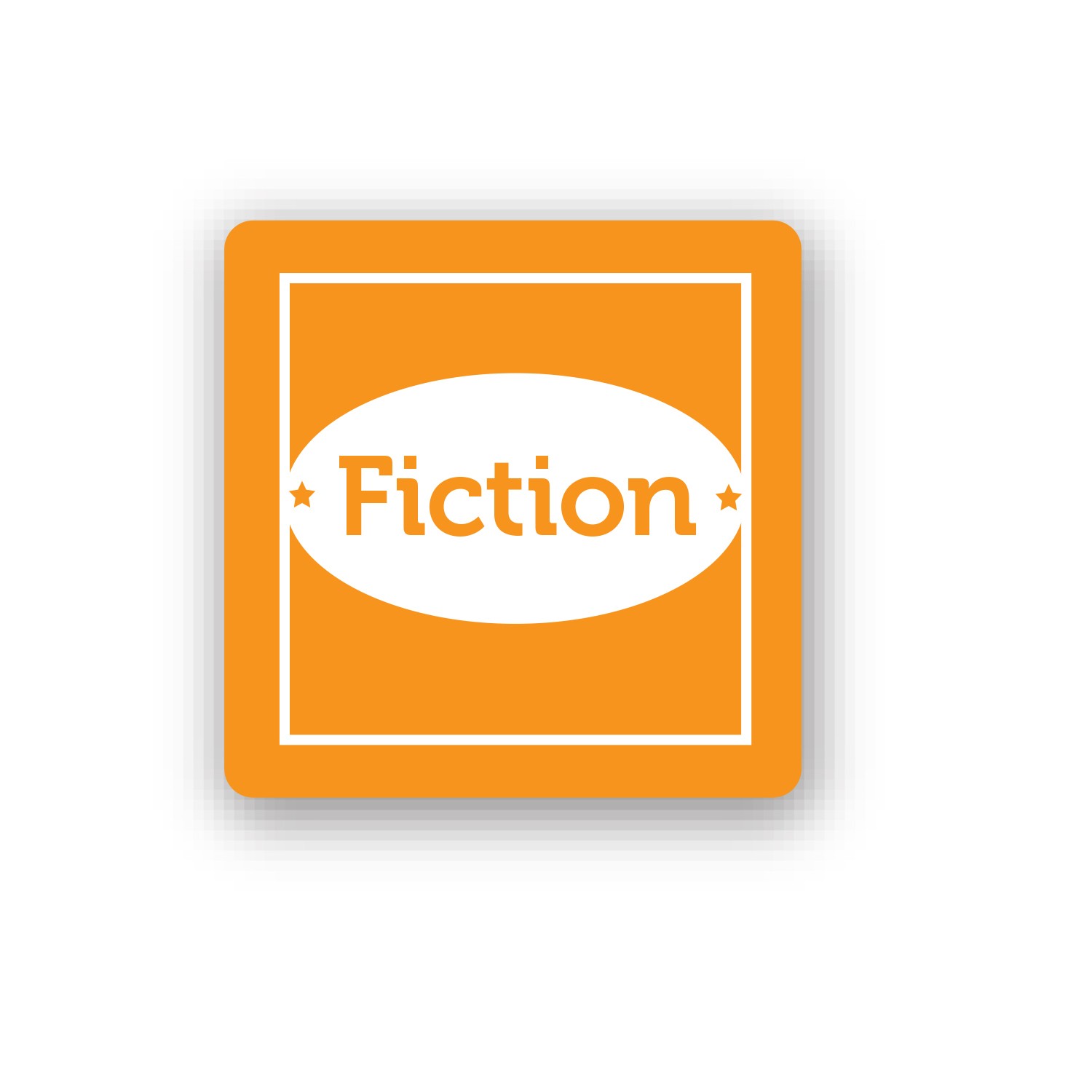 100 Fiction Spine Labels