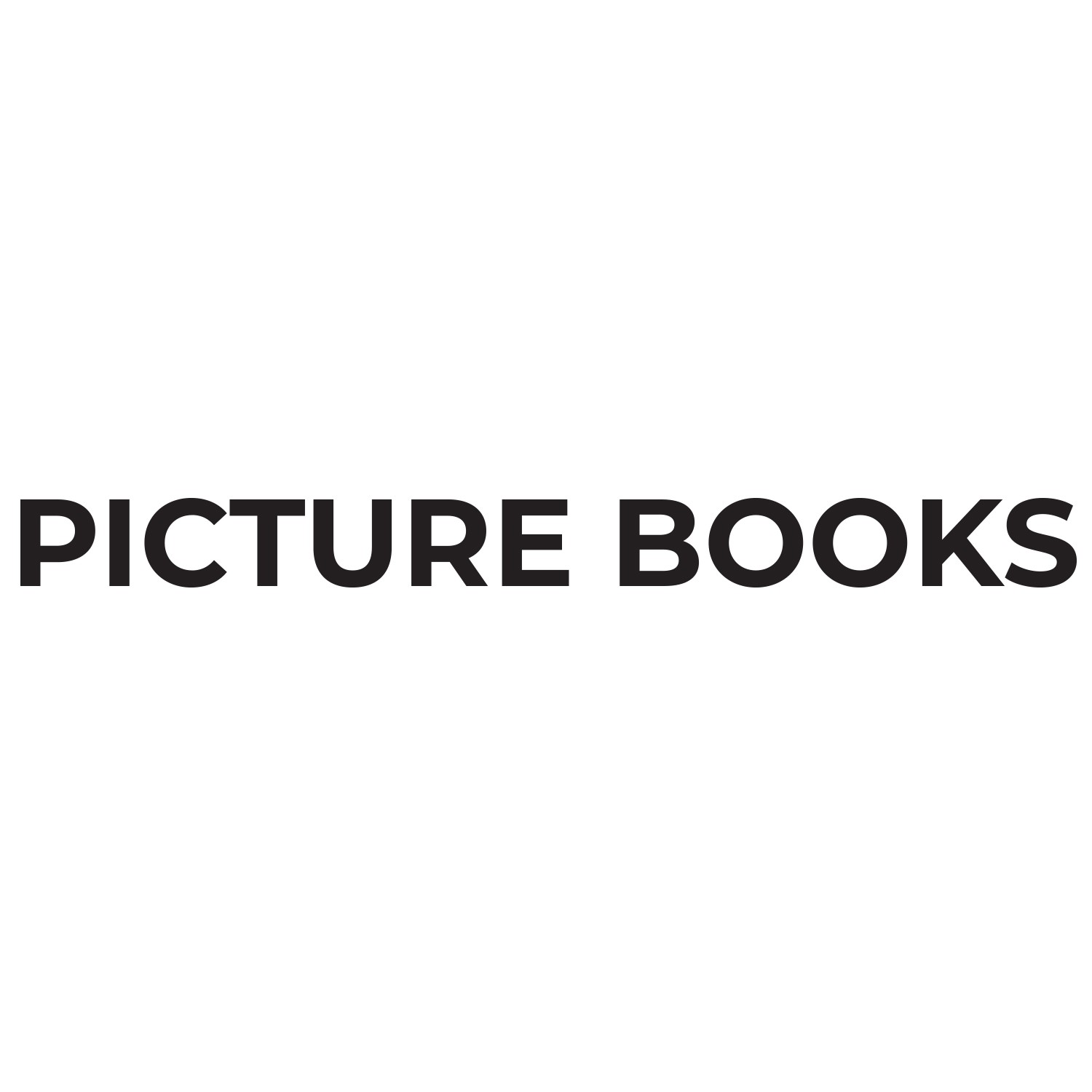 PICTURE BOOKS Adhesive 3D Perspex Lettering
