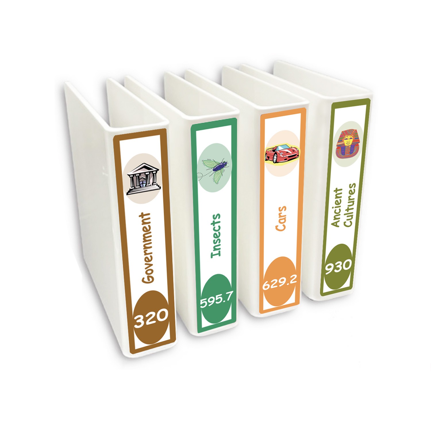 Expanded Non Fiction Slimline Divider Pack Set 2 200mm