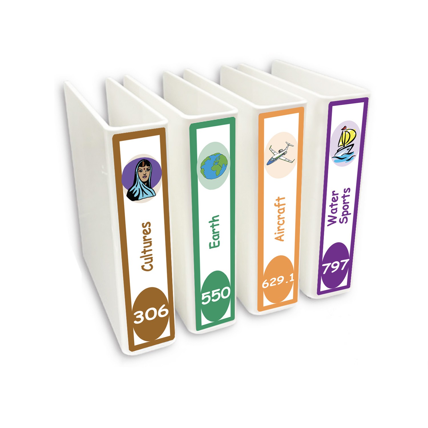 Expanded Non Fiction Slimline Divider Pack Set 3 250mm