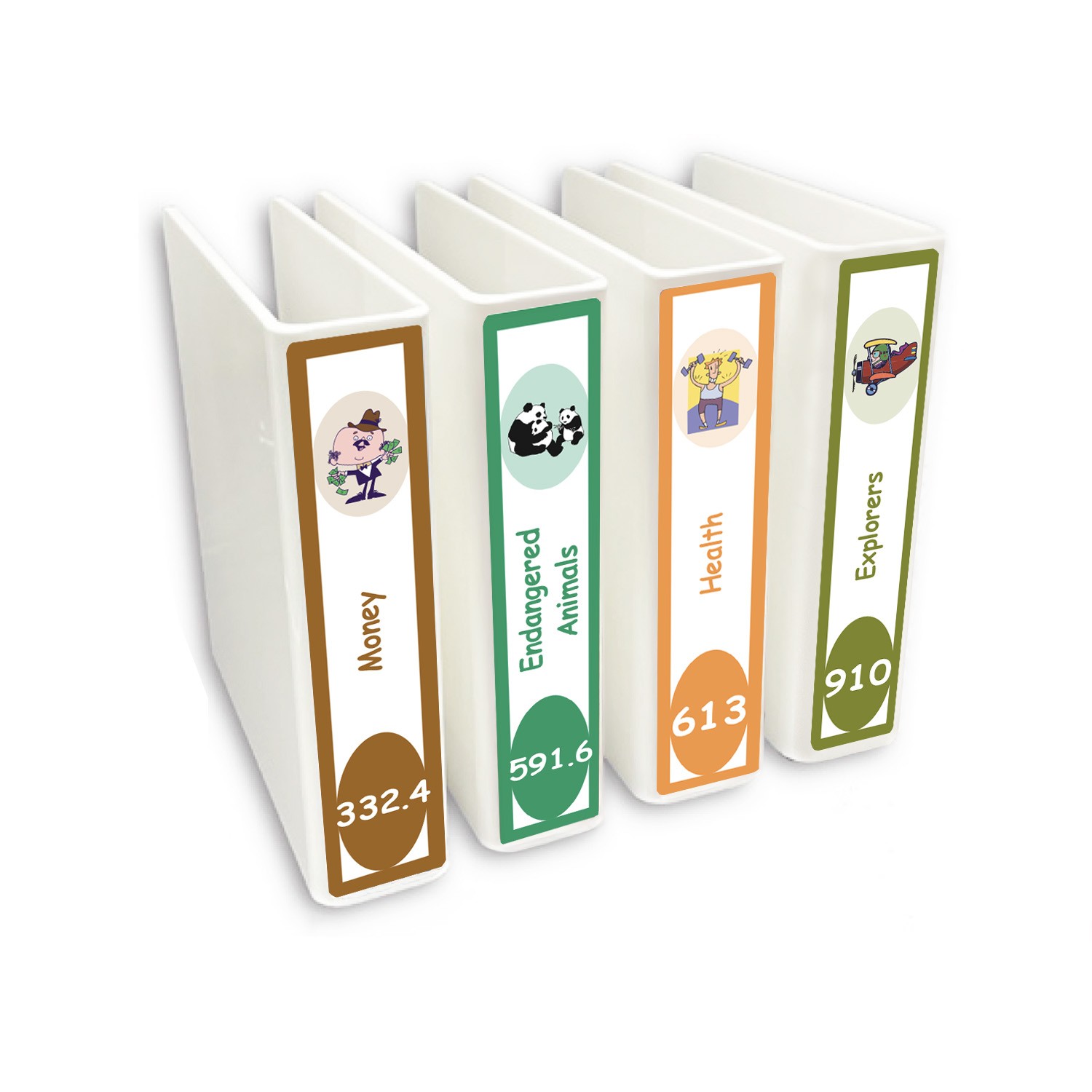 Expanded Non Fiction Slimline Divider Pack Set 4