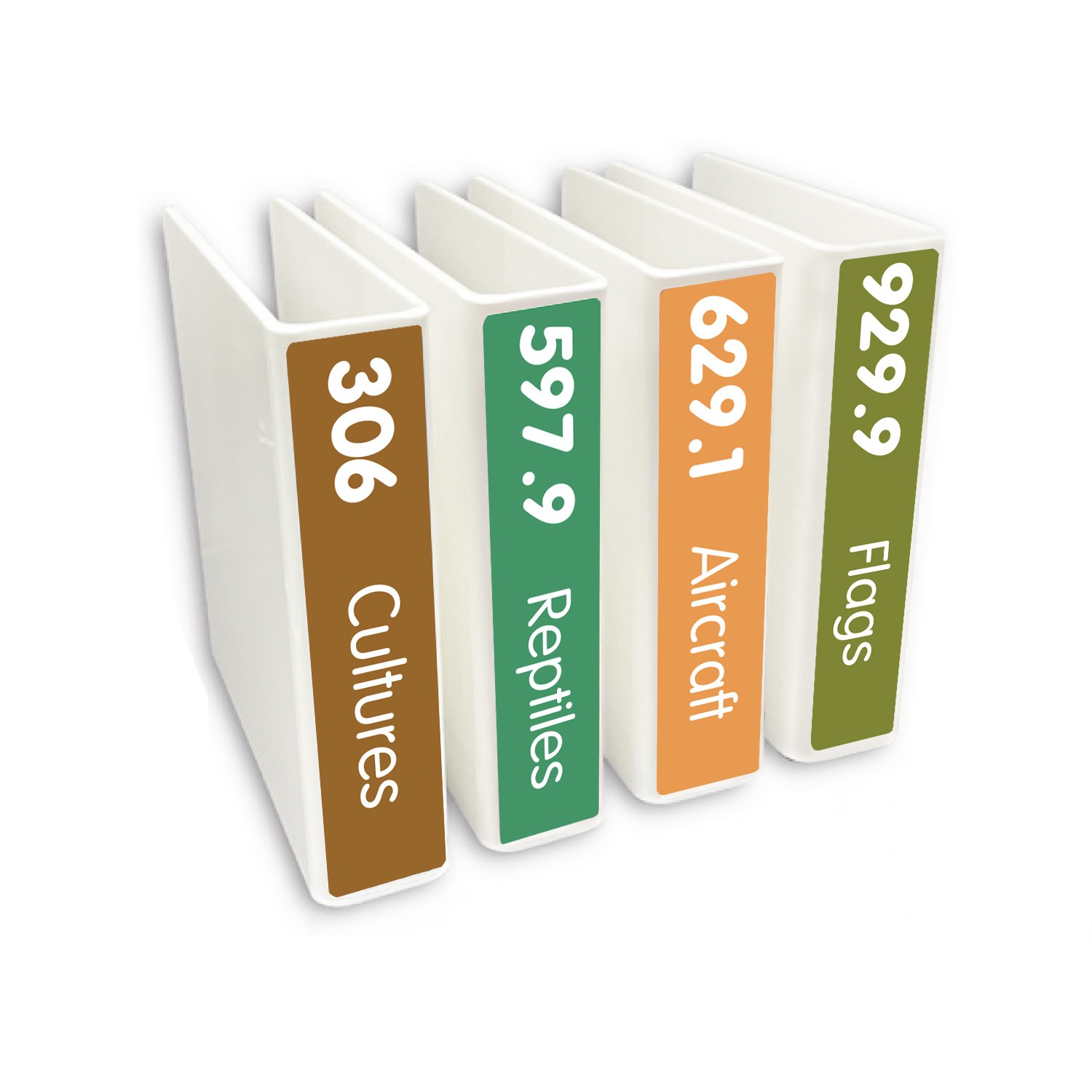 Expanded Non Fiction Slimline Divider Pack Set 3 200mm (Text only)