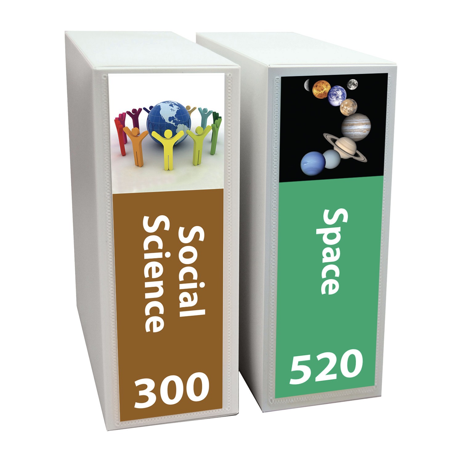 Senior Expanded Non Fiction Shelf Divider Starter Pack 200mm