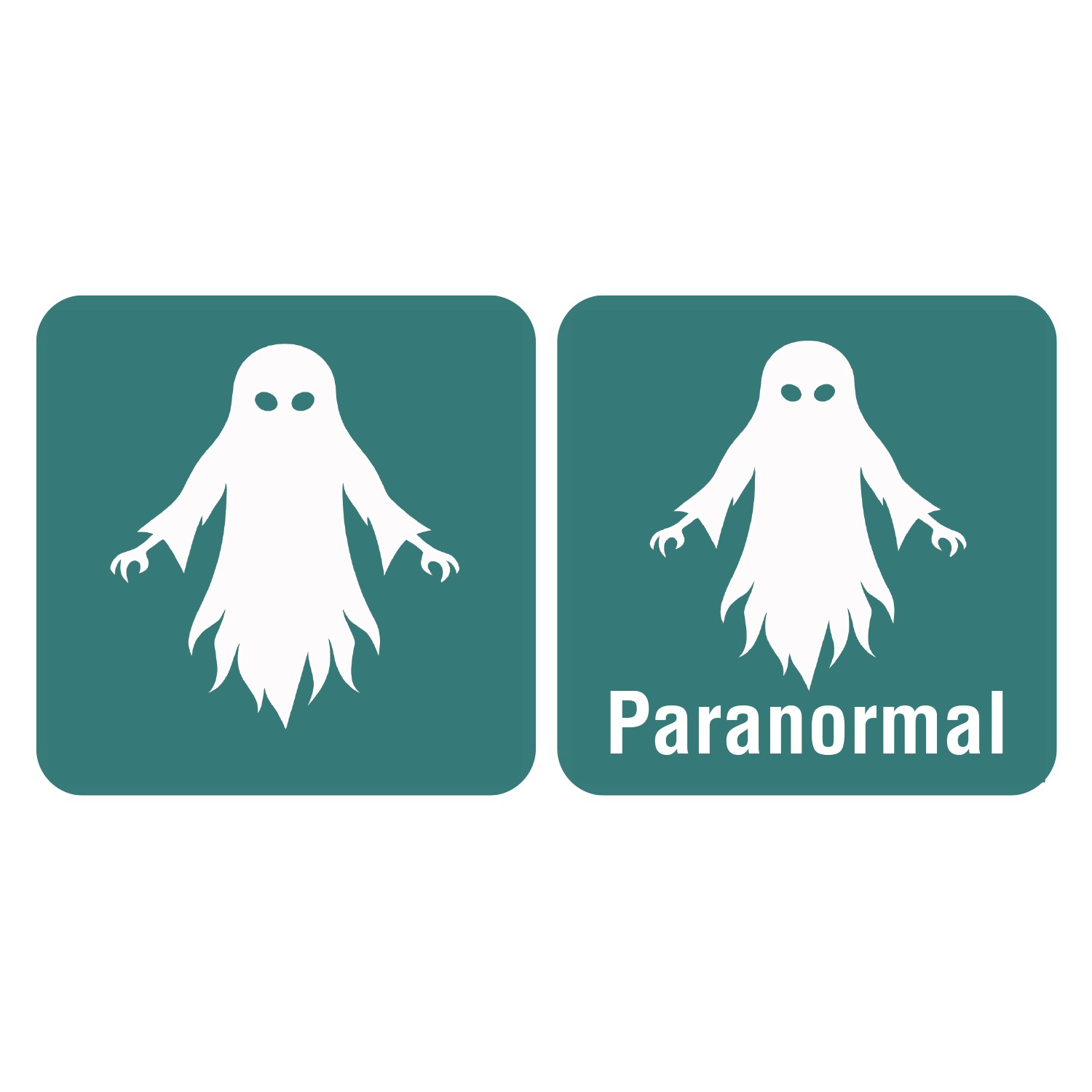 100 Icon Paranormal Spine Labels
