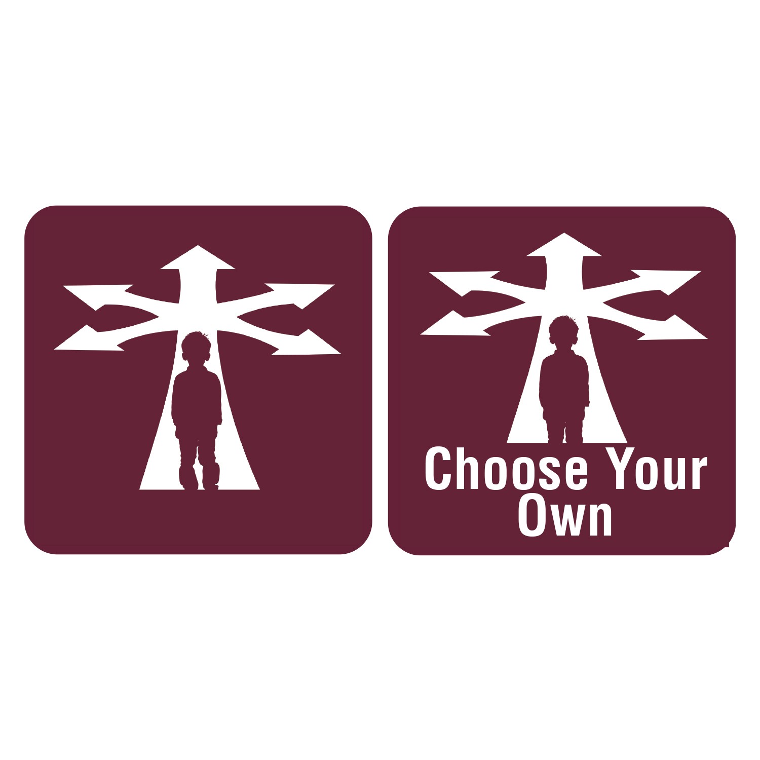 100 Icon Choose Your Own Spine Labels