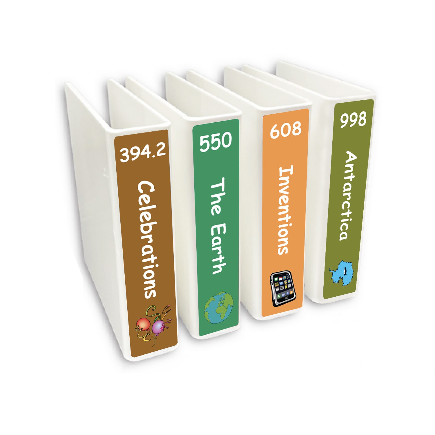 Junior Expanded Non Fiction Slimline Divider Pack Set 2 250mm x 250mm