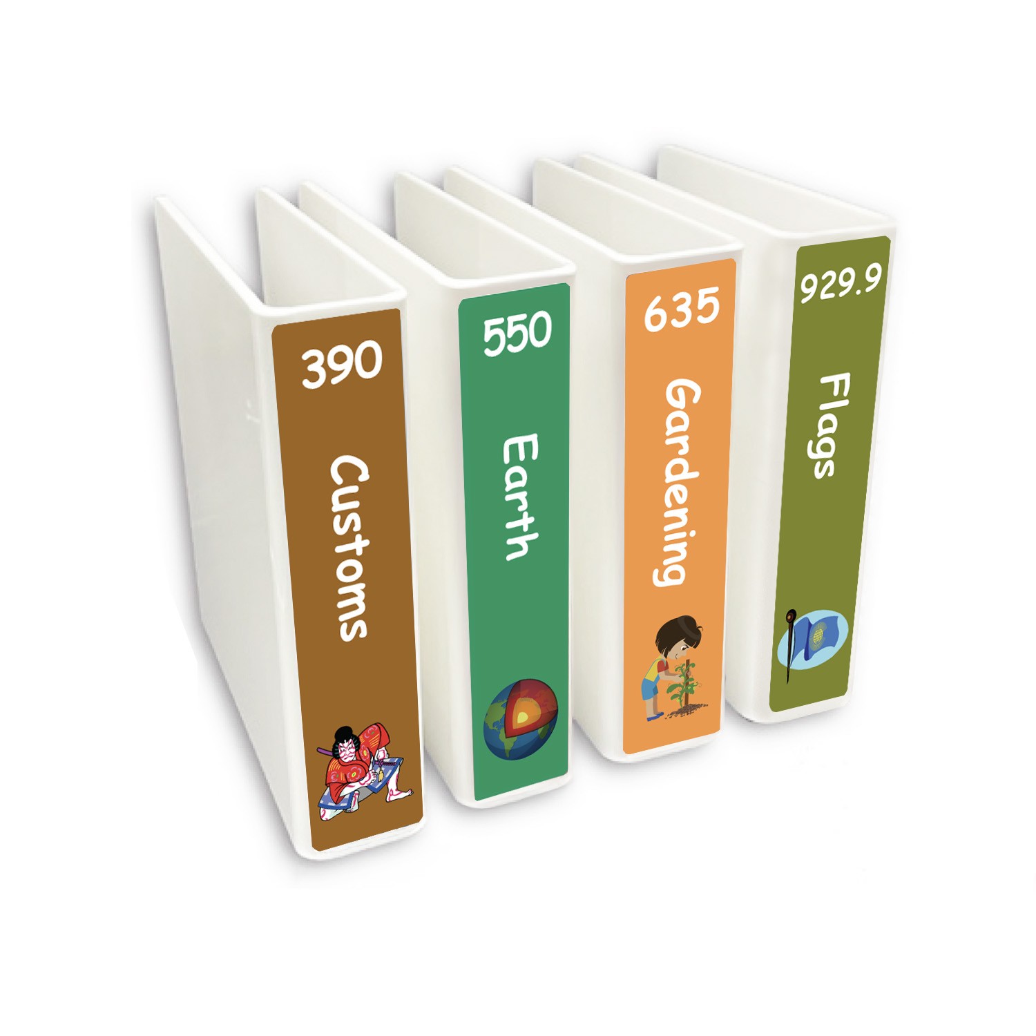 Junior Expanded Non Fiction Slimline Divider Pack Set 3 250mm x 250mm