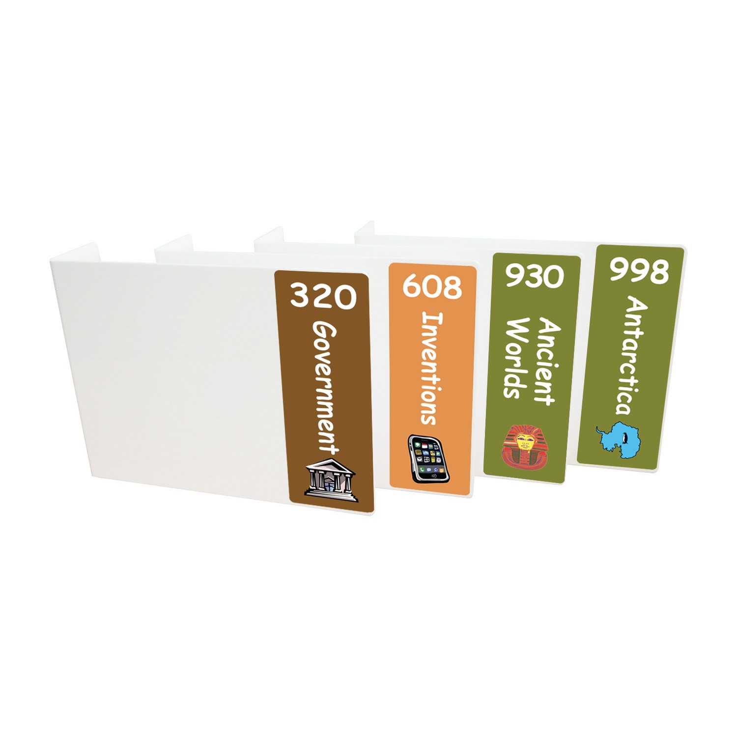 Junior Expanded Non Fiction Acrylic Collection Divider Pack Set 2 (double-sided)