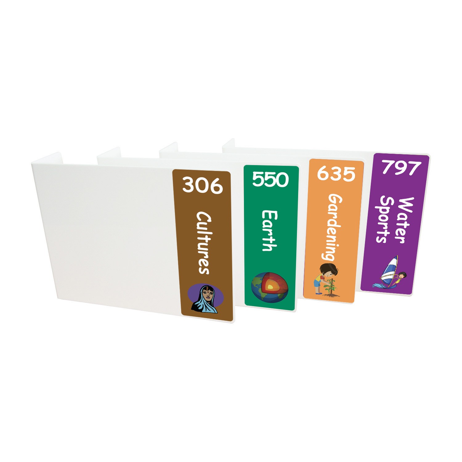 Junior Expanded Non Fiction Acrylic Collection Divider Pack Set 3