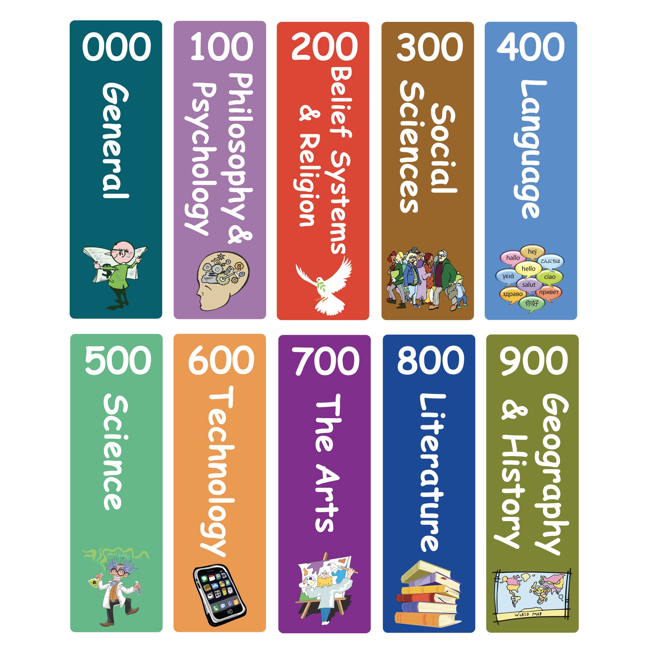 Junior Basic Non Fiction Sticky Back Signs