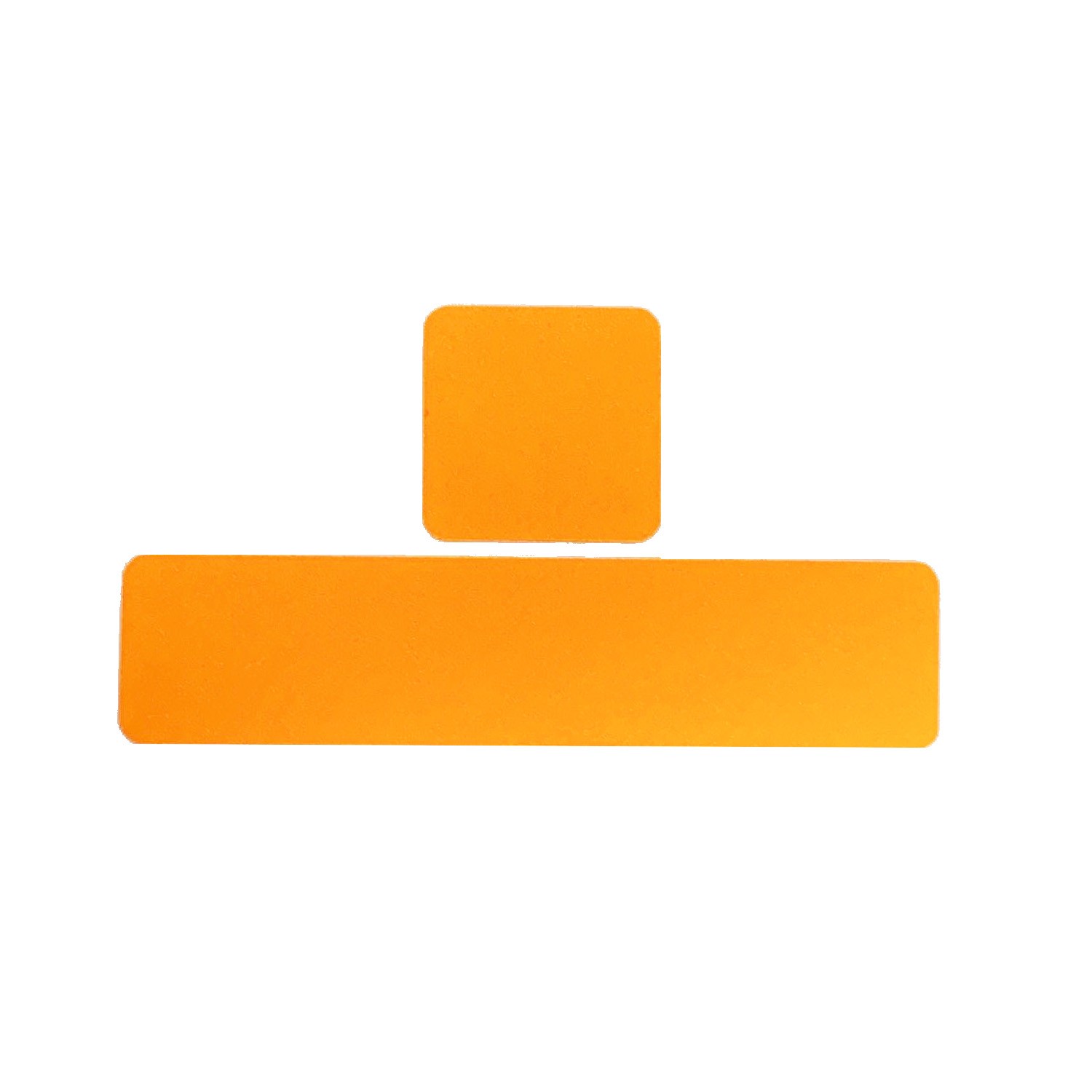 100 Fluoro Orange Spine Labels