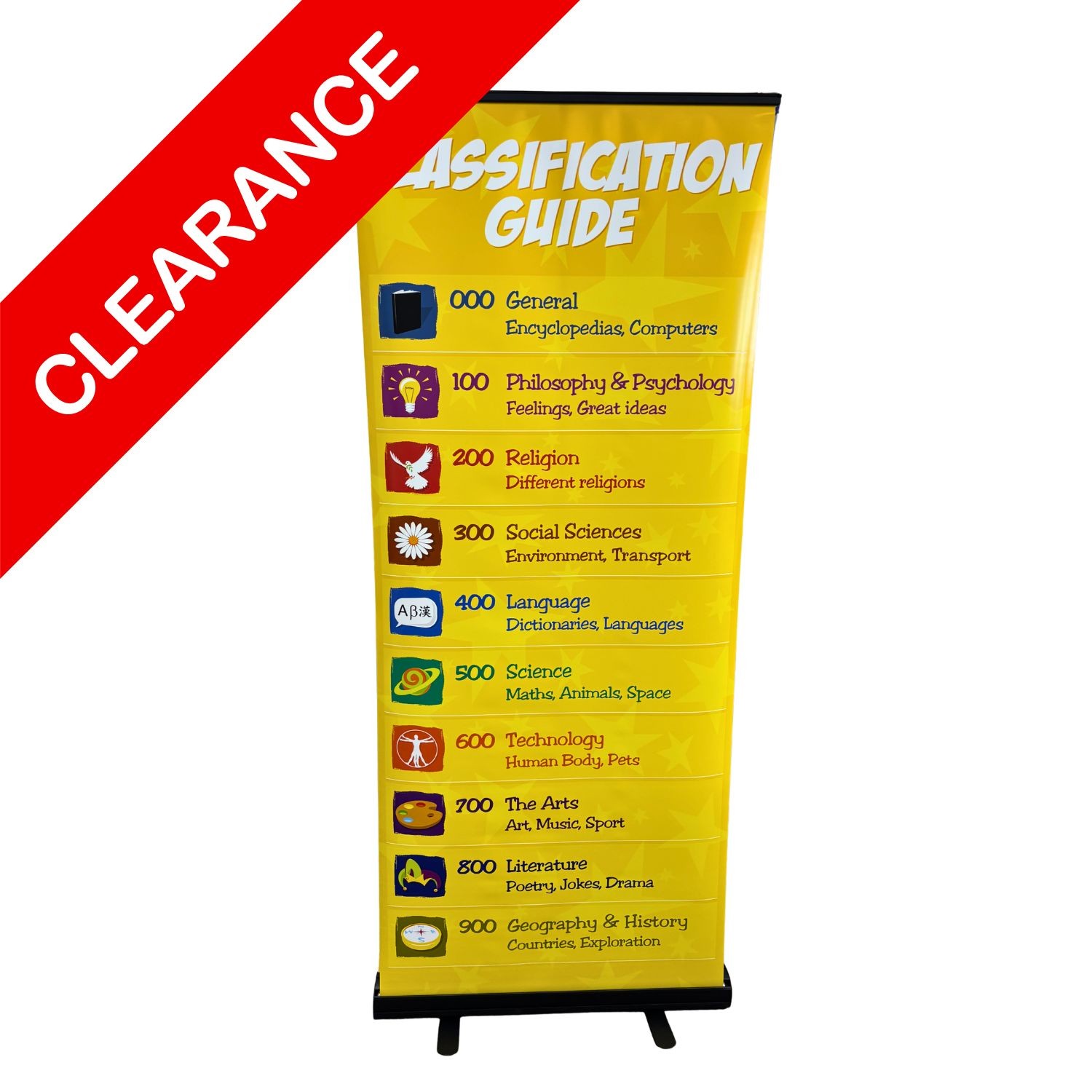 Junior Classification Roll Up Banner (CLEARANCE)