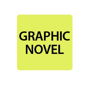 Fluoro Yellow Graphic Novel Spine Labels