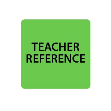 Fluoro Green Teacher Reference Spine Labels