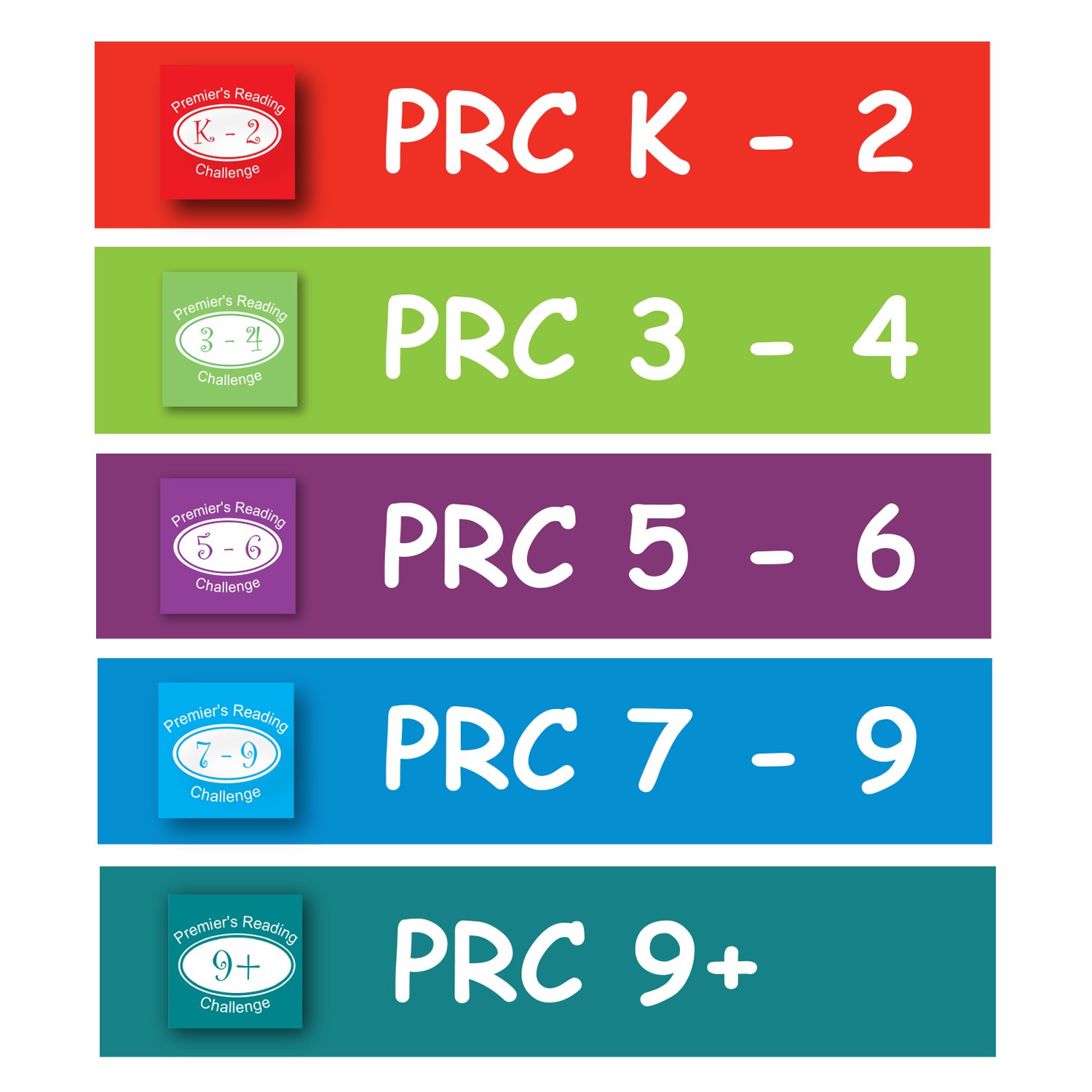 PRC K-9+ Front Facing Stickers