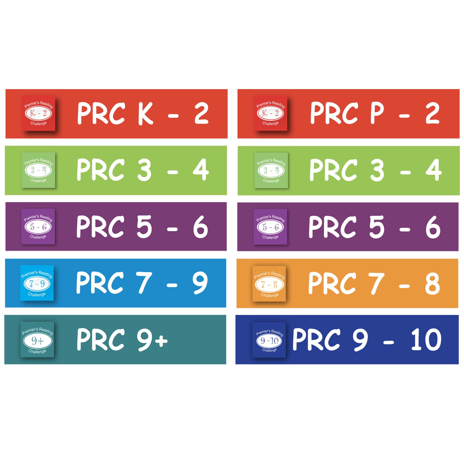 PRC Front Facing Stickers