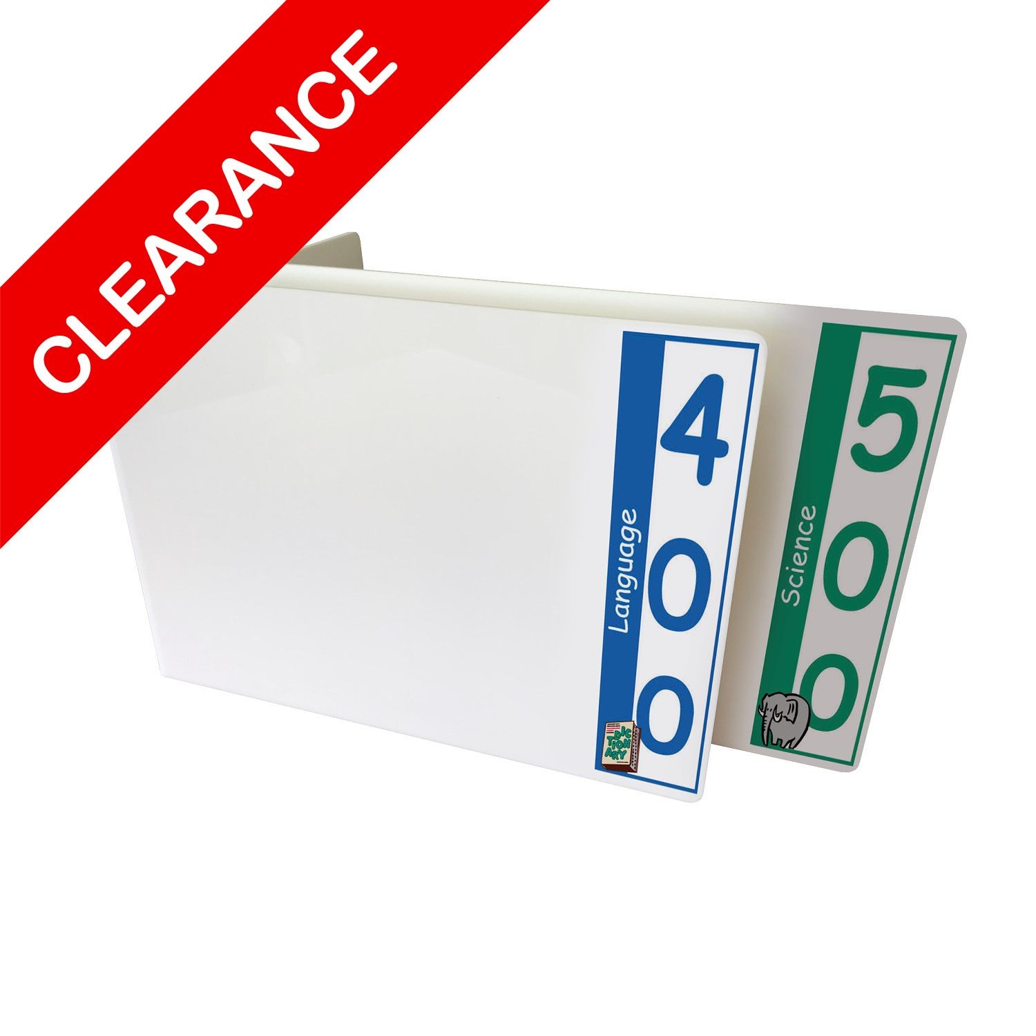 Basic Non Fiction Acrylic Collection Divider Starter Pack (single-sided) (CLEARANCE)