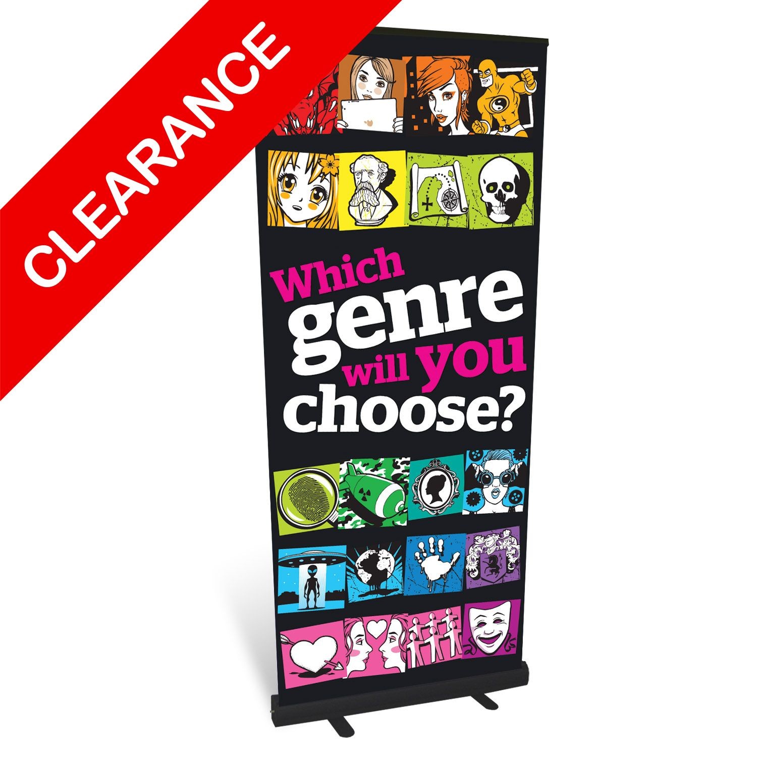 Senior Genre Roll Up Banner (CLEARANCE)