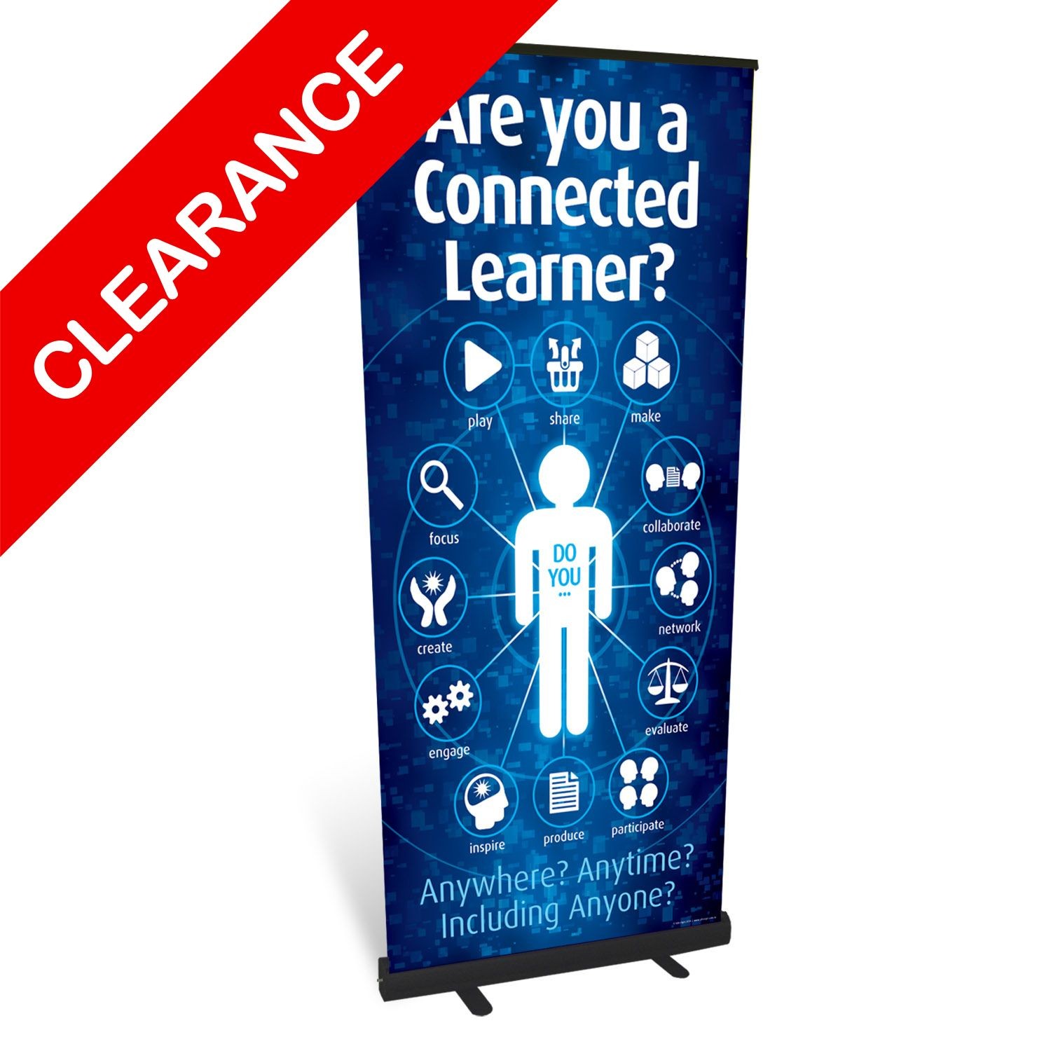 Connected Learner Roll Up Banner (CLEARANCE)