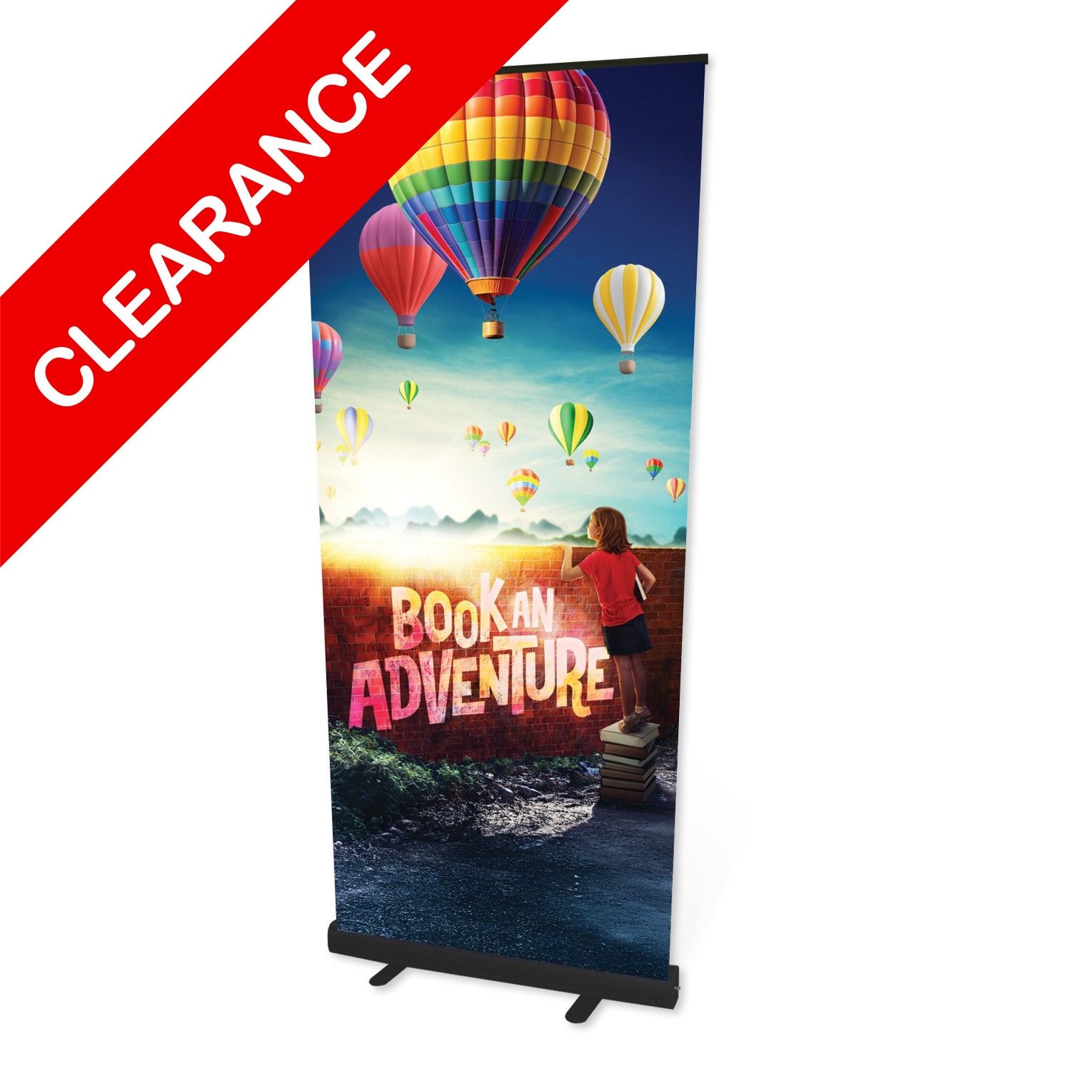 Book an Adventure Roll Up Banner (CLEARANCE)