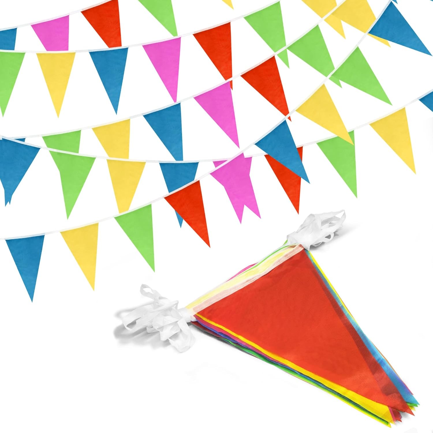 Multi-Colour Flag Bunting (Pack of two)