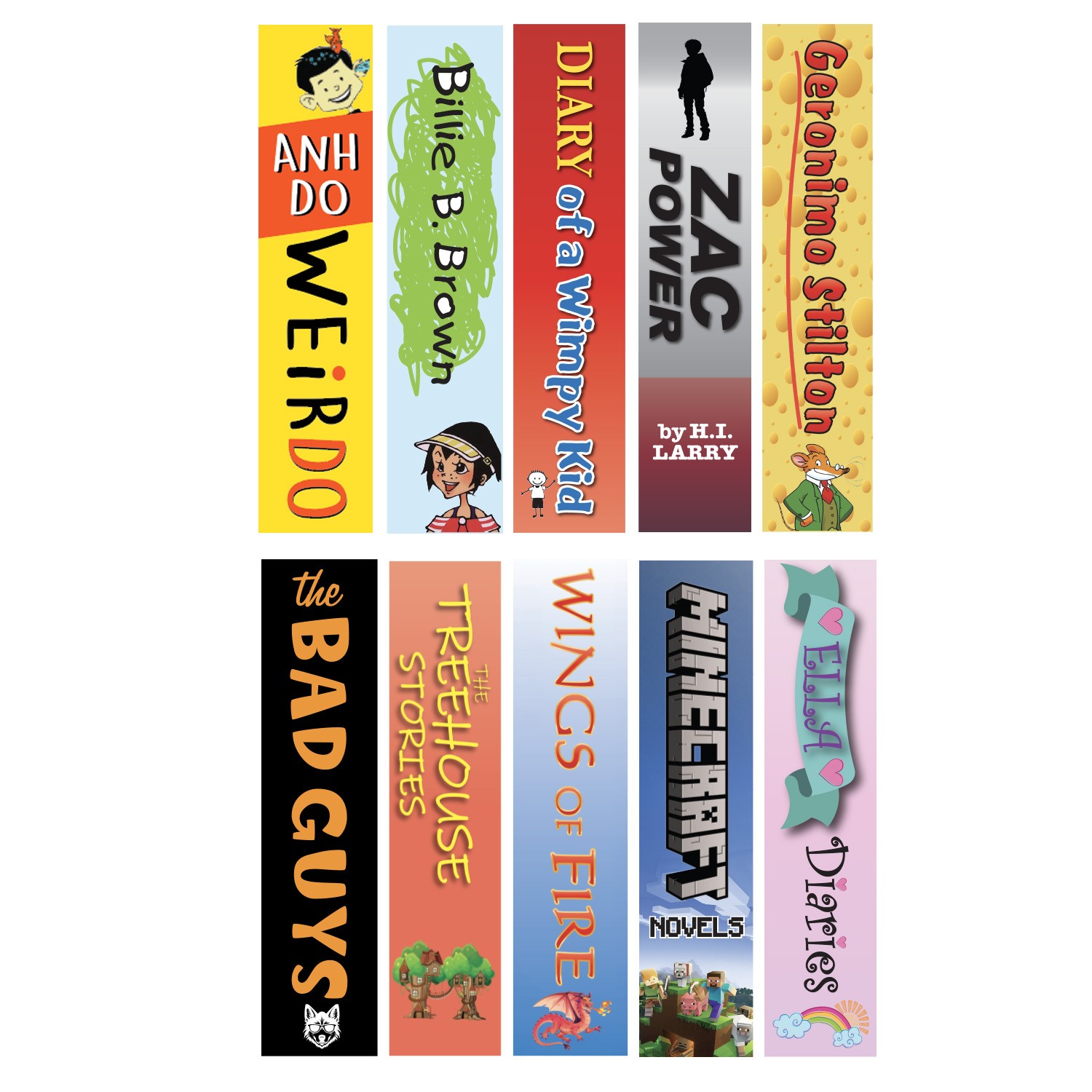 Junior Series Set 1 Slimline Divider Pack 250mm (Black)