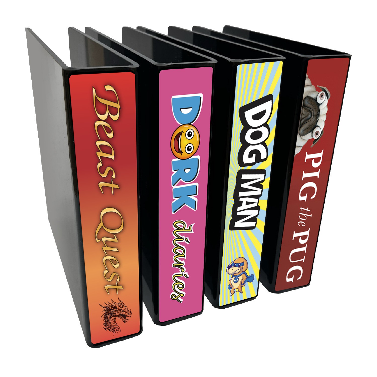 Junior Series Set 2 Slimline Divider Pack (Black)