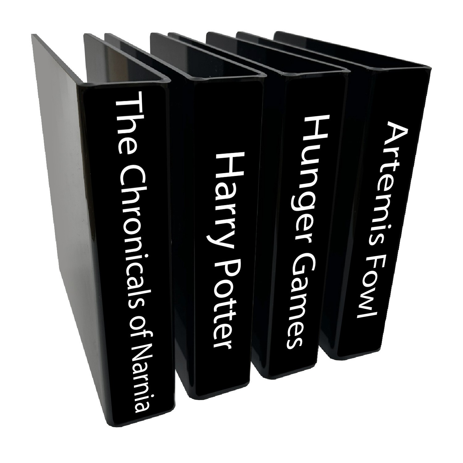 Senior Series Set 1 Text Only Slimline Divider Pack 200mm (Black)